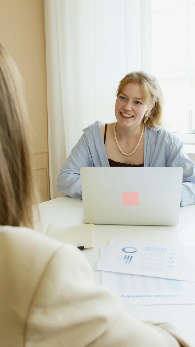 Personne en entretien professionnel